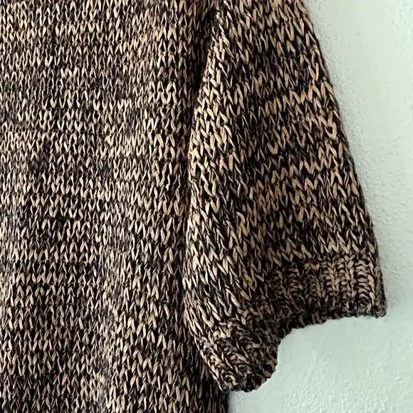 Massimo Dutti Chunky loose knit short sleeve sweater quite luxury minimalist M - Picture 5 of 9